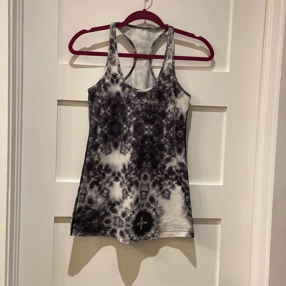 Lululemon Cool Racerback Nuli Game day dark chrome black multi​​​​​​